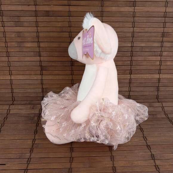 FAO Schwarz Petit Bon Pink Koala Bear Ballerina 12" Plush Snuggle Toy Stuffed - Picture 6 of 12